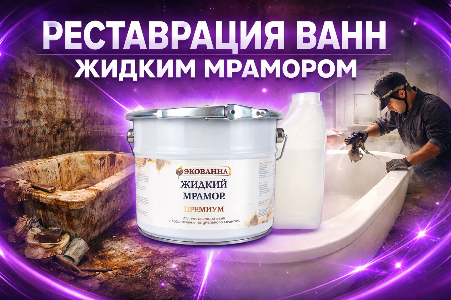 Материалы для реставрации ванны своими руками